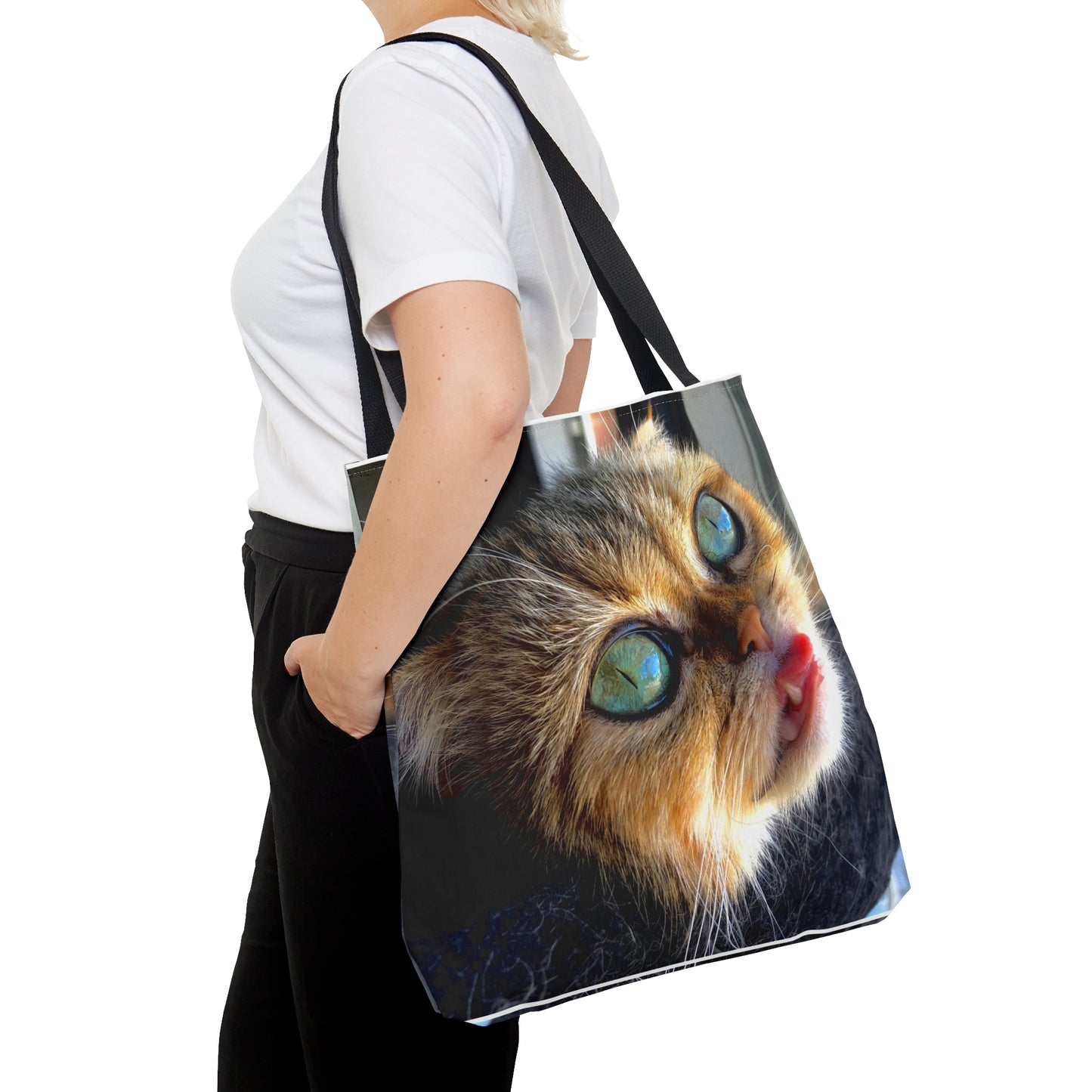 Crispy Cat Tote Bag (AOP)