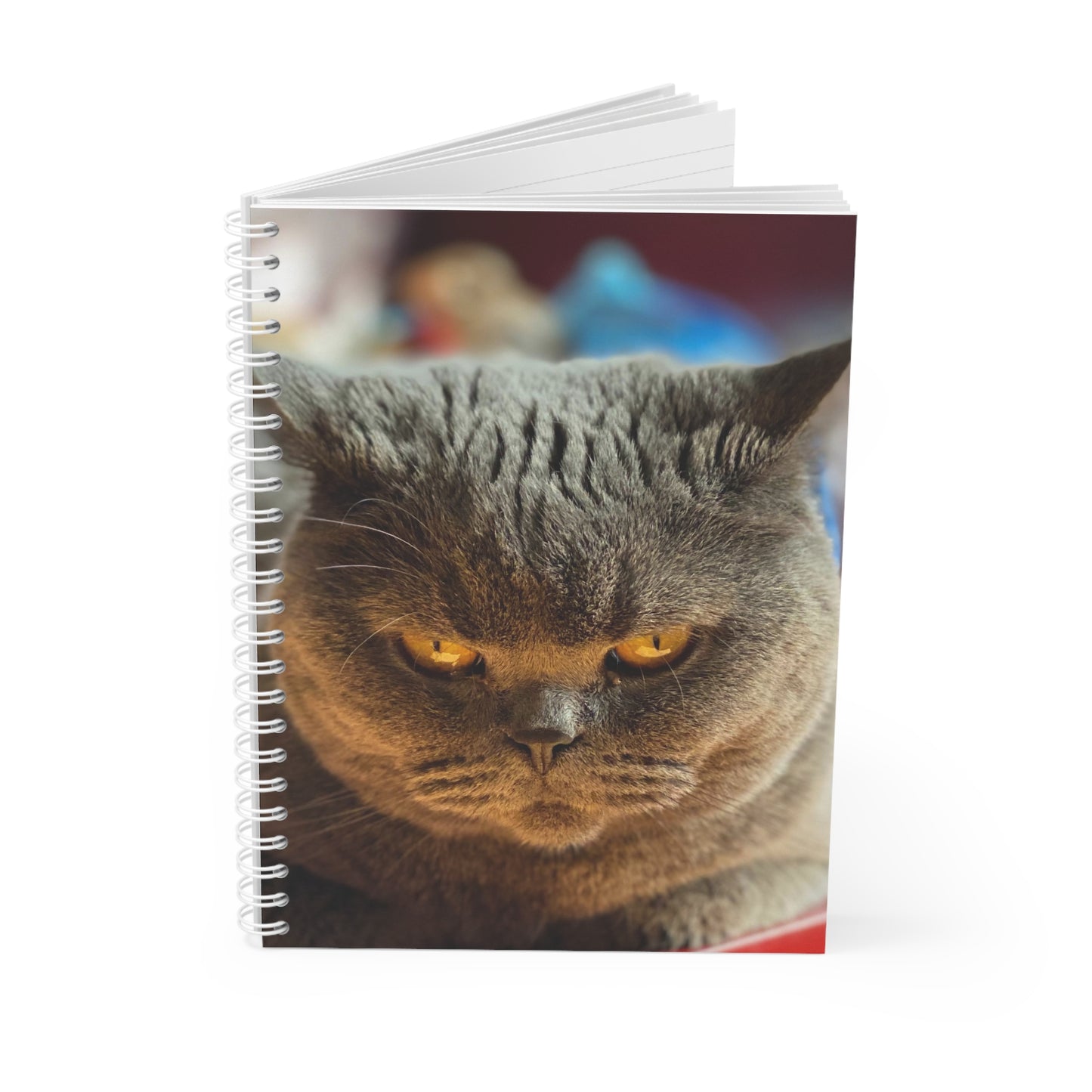 Copper Cat Spiral Notebook
